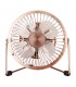 Mini ventilador Sobremesa Kila USB 2.5W Cobre