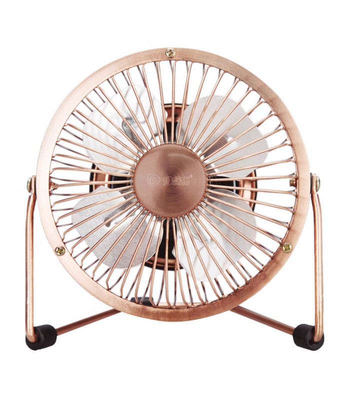 Mini ventilador Sobremesa Kila USB 2.5W Cobre