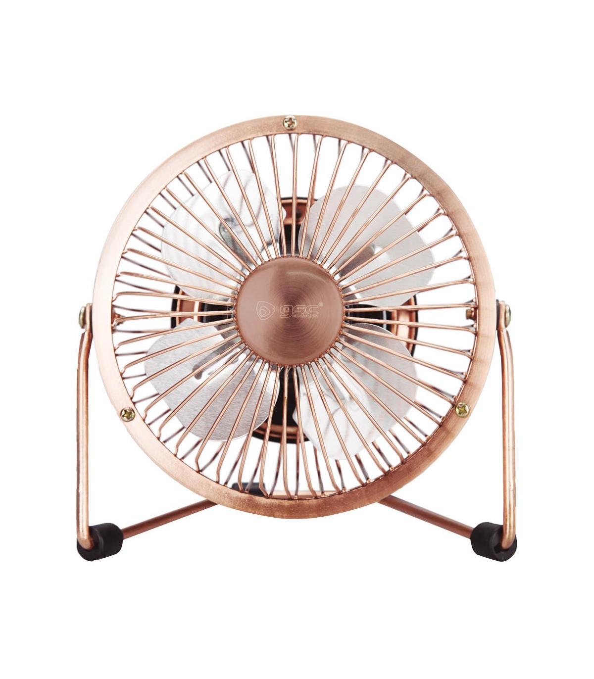 Mini ventilador Sobremesa Kila USB 2.5W Cobre