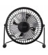Mini ventilador Sobremesa Kila USB 2.5W Negro