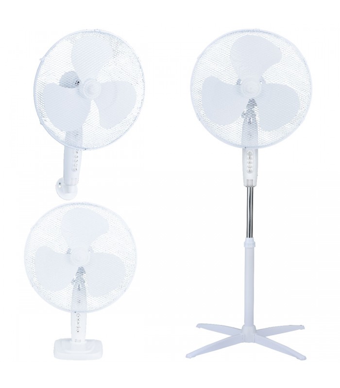 Ventilador Kureli 3en1 45W 43cm Blanco