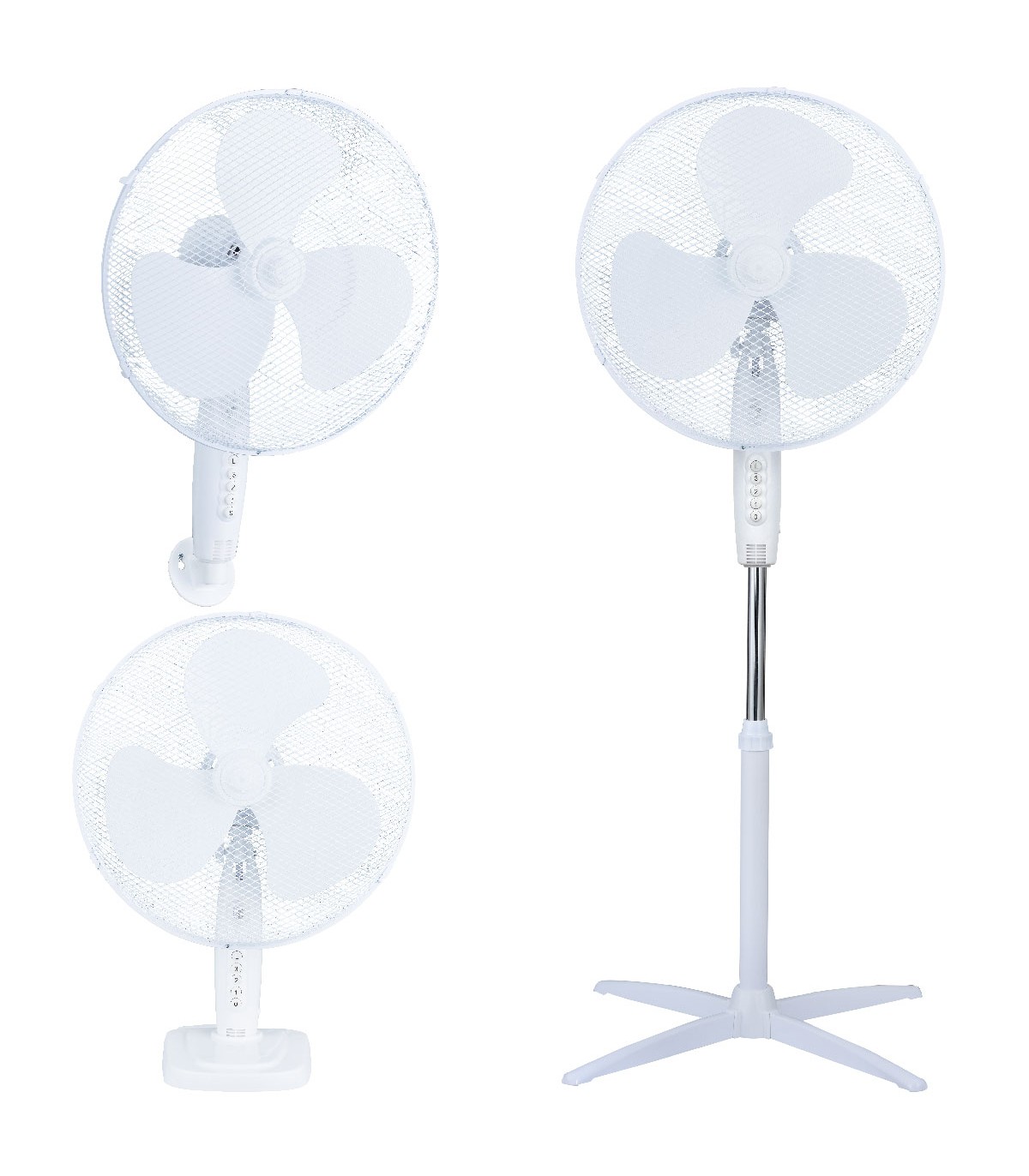 Ventilador Kureli 3en1 45W 43cm Blanco