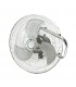 Ventilador Metálico Sassela 3en1 70W 50cm Cromo/Negro