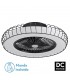 Ventilador Albonez DC 72W 6120Lm 5 Aspas Negro  CCT