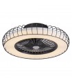 Ventilador Albonez DC 72W 6120Lm 5 Aspas Negro  CCT