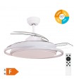 Ventilador Bauala DC 36W 3547Lm 3 Aspas Blanco CCT