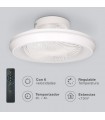 Ventilador Bhoor DC 72W 3865Lm 7 Aspas Blanco CCT