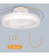 Ventilador Bhoor DC 72W 3865Lm 7 Aspas Blanco CCT