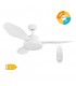 Ventilador Biula Blanco DC 15W 1534Lm 3 Aspas CCT