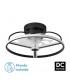 Ventilador Bora DC 60W 5100Lm 8 Aspas Negro CCT