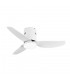 Ventilador Borax Blanco DC 20W 2350Lm 3 Aspas Blanco CCT