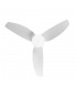 Ventilador Borax Blanco DC 20W 2350Lm 3 Aspas Blanco CCT