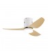 Ventilador Borax Blanco DC 20W 2350Lm 3 Aspas Haya CCT