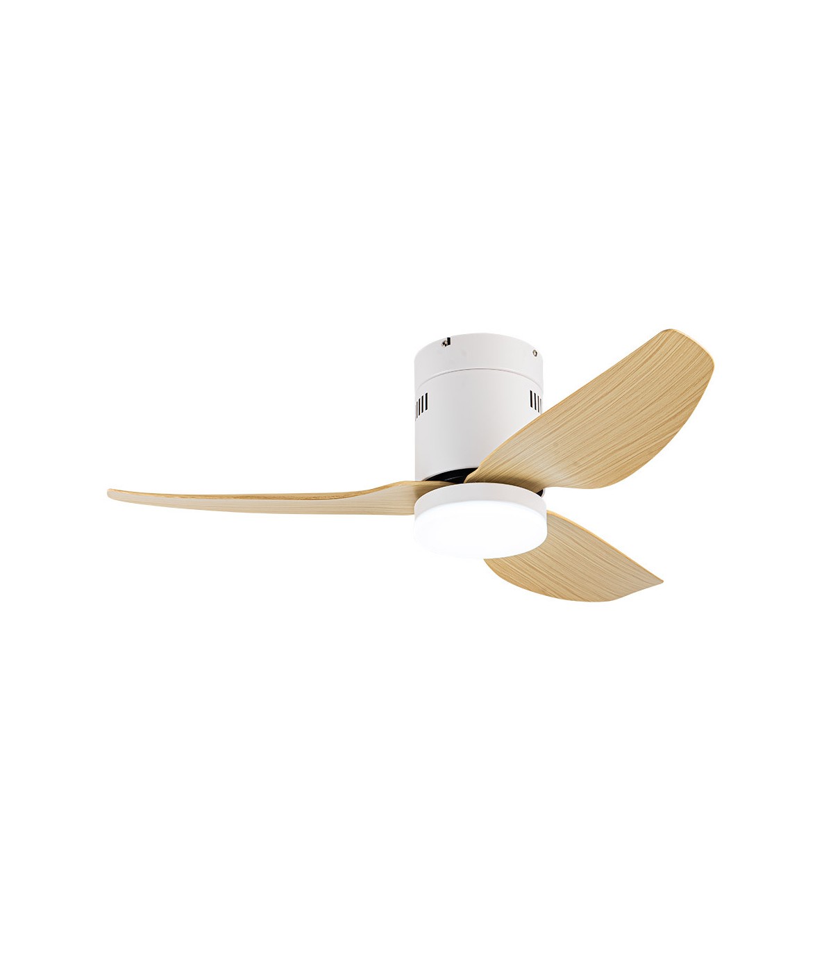 Ventilador Borax Blanco DC 20W 2350Lm 3 Aspas Haya CCT