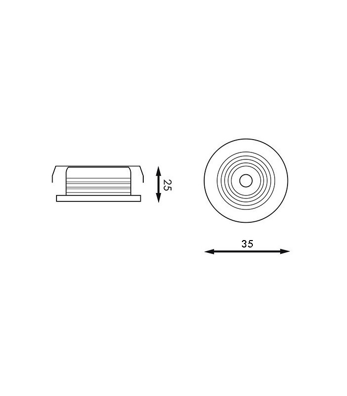 Downlight LED 3W 350Lm 24º IP20 Desing