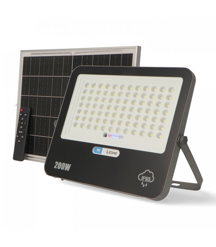 Proyector Led Solar Milan 200W/20W 2800Lm IP65