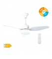 Ventilador Bumera AC 15W 1534Lm 3 Aspas Blanco CCT