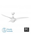 Ventilador Canea Blanco DC 24W 2424Lm 3 Aspas Blanco CCT
