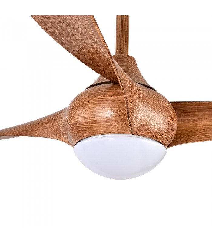 Ventilador Canea Marrón DC 24W 2424Lm 3 Aspas Marrón CCT