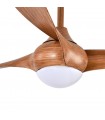 Ventilador Canea Marrón DC 24W 2424Lm 3 Aspas Marrón CCT