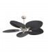 Ventilador de Techo CHAW Níquel DC 24W 2950Lm 5 Aspas Negro CCT