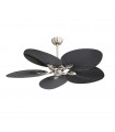 Ventilador de Techo CHAW Níquel DC 24W 2950Lm 5 Aspas Negro CCT