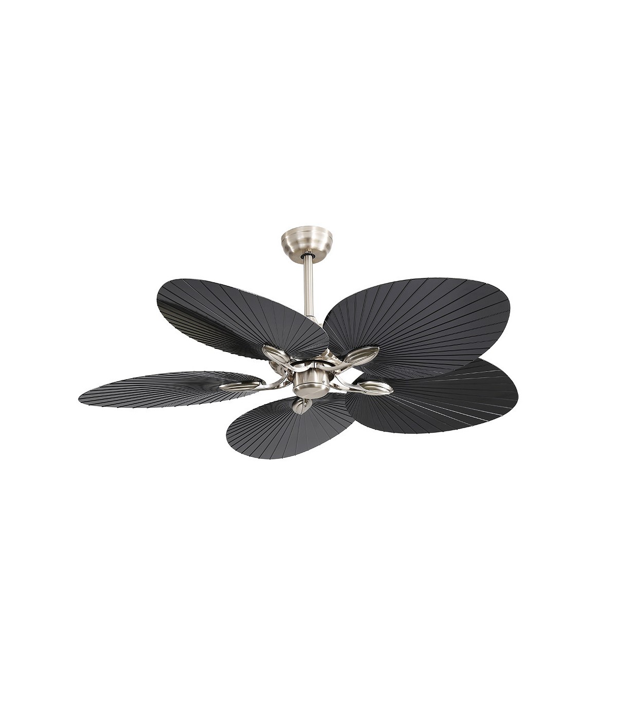Ventilador de Techo CHAW Níquel DC 24W 2950Lm 5 Aspas Negro CCT