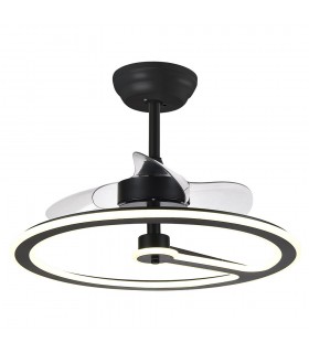 Ventilador Chom Negro DC 110W 9350Lm 3 Aspas CCT