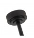 Ventilador Coro Negro DC 22W 2180Lm 3 Aspas Roble/Haya CCT
