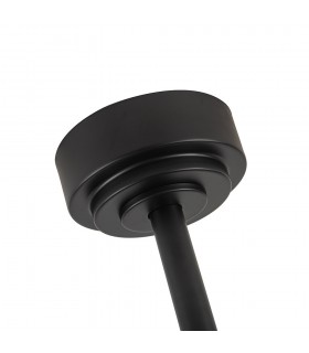 Ventilador Coro Negro DC 22W 2180Lm 3 Aspas Roble/Haya CCT