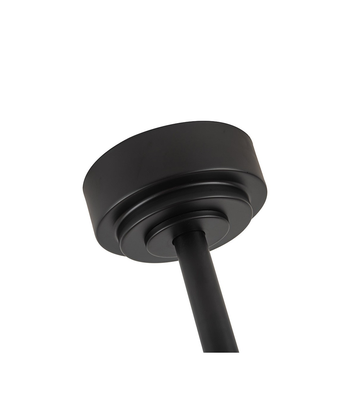 Ventilador Coro Negro DC 22W 2180Lm 3 Aspas Roble/Haya CCT
