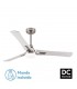 Ventilador Coro Níquel DC 22W 2180Lm 3 Aspas Blanco/Haya CCT