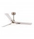 Ventilador Coro Níquel DC 22W 2180Lm 3 Aspas Blanco/Haya CCT