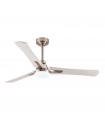 Ventilador Coro Níquel DC 22W 2180Lm 3 Aspas Blanco/Haya CCT
