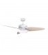 Ventilador de Techo CROSS DC Blanco 30W 3250Lm 3 Aspas Rev. Blanco/Haya CCT