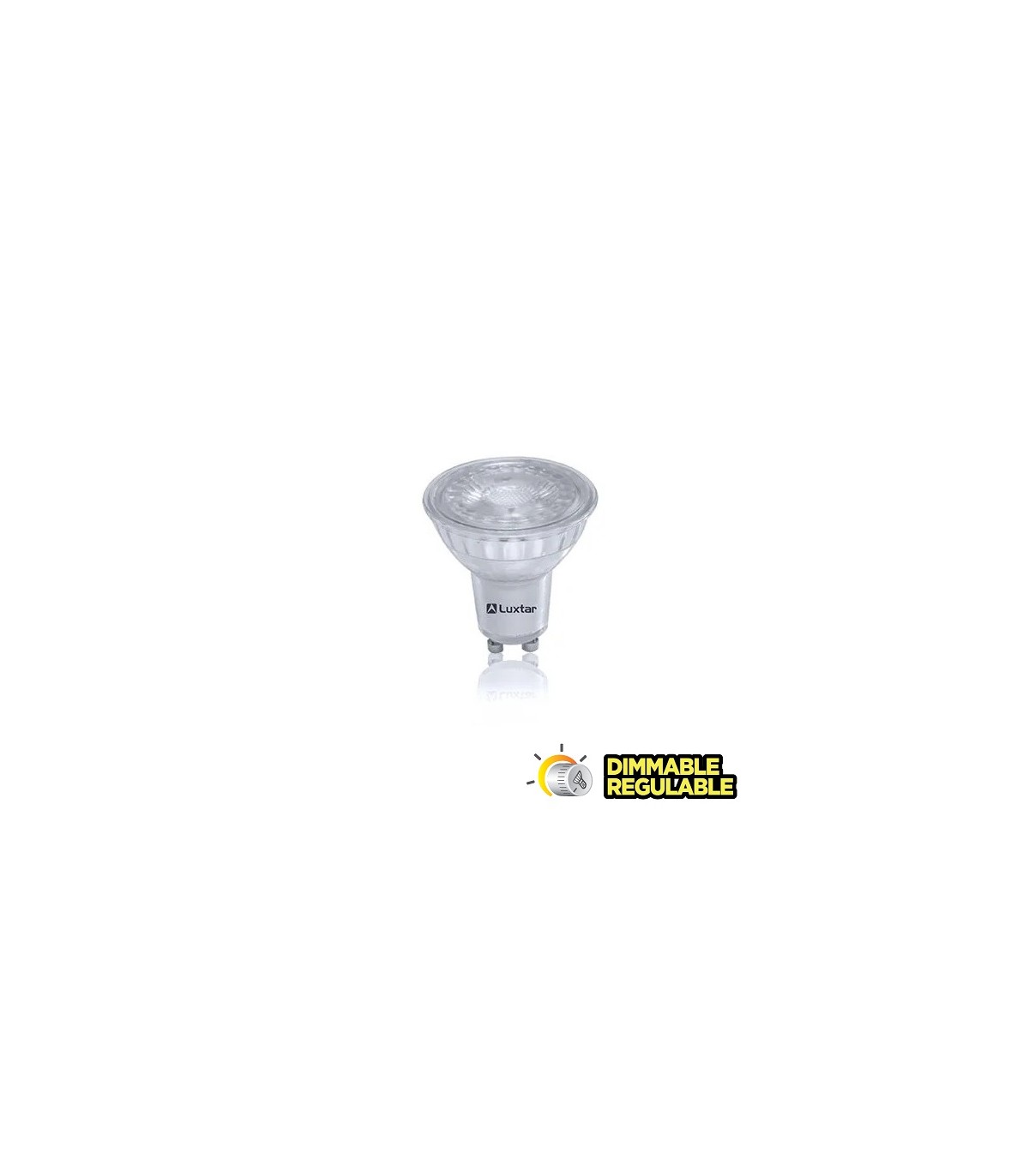 Dicroica Led GU10 Luxtar 6W 580Lm 38º Regulable