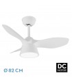 Ventilador Cubico Blanco DC 36W 2680Lm 3 Aspas CCT