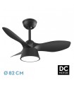Ventilador Cubico Negro DC 36W 2680Lm 3 Aspas CCT