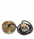 Pendel E27 con Cable Negro 1.5M 3 x 0