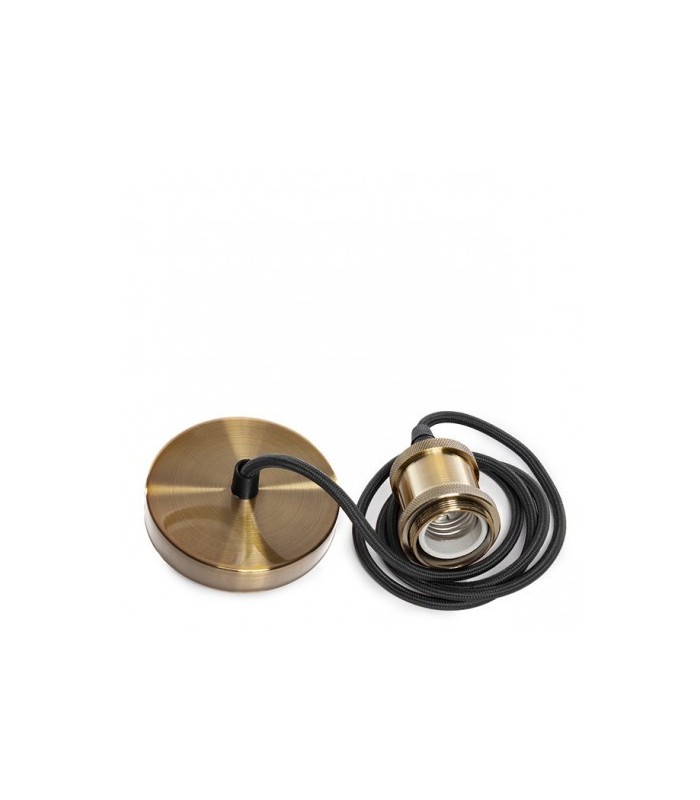 Pendel E27 con Cable Negro 1.5M 3 x 0