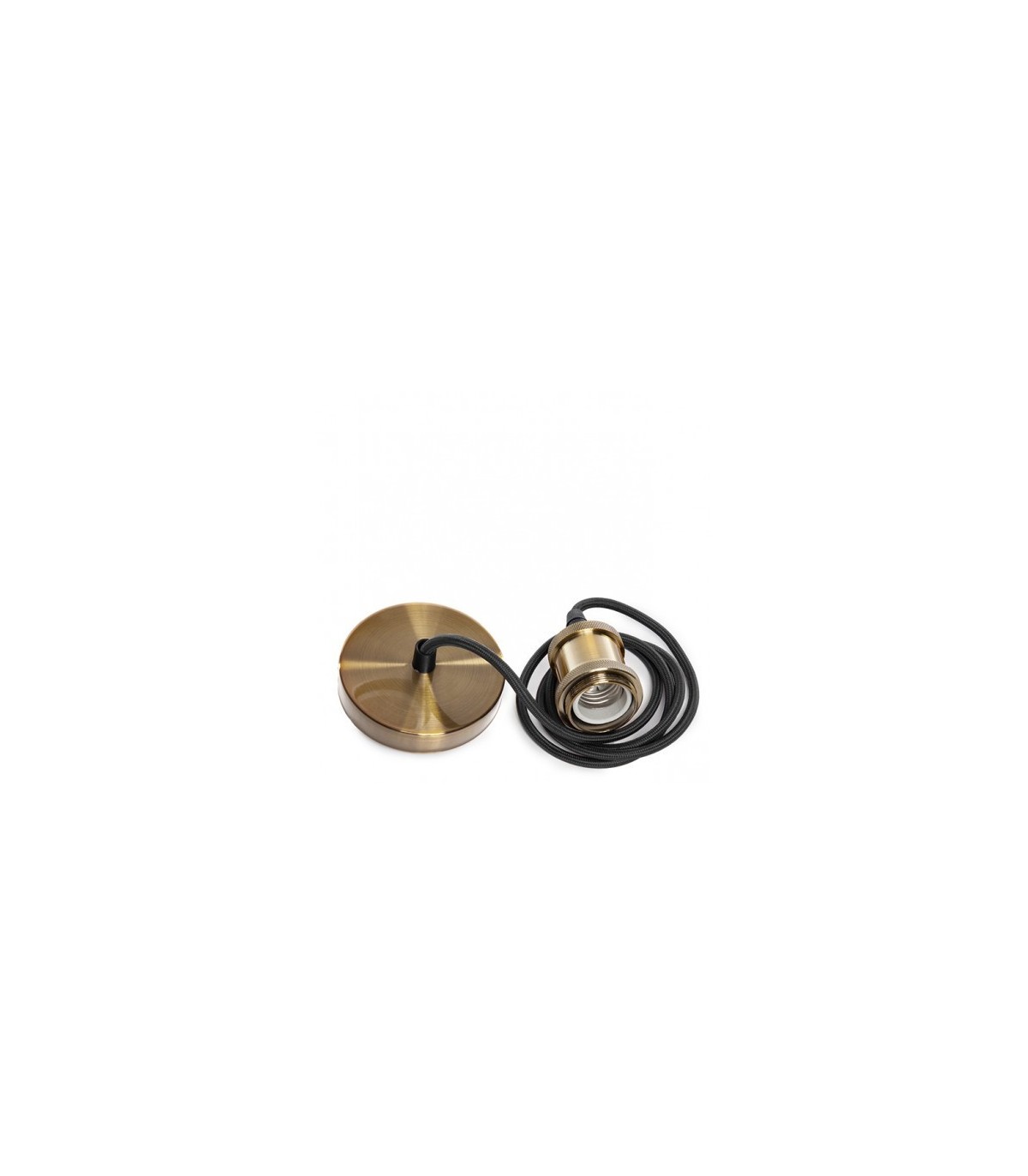 Pendel E27 con Cable Negro 1.5M 3 x 0