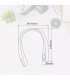 Ventilador de cuello Salaro USB recargable Blanco