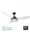 Ventilador Datoo Negro DC 48W 4080Lm 3 Aspas Blanco CCT