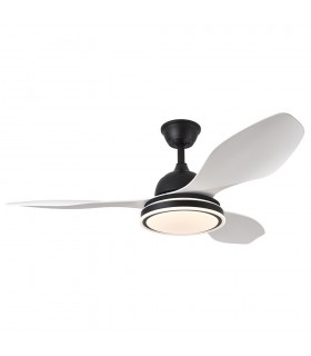 Ventilador Datoo Negro DC 48W 4080Lm 3 Aspas Blanco CCT