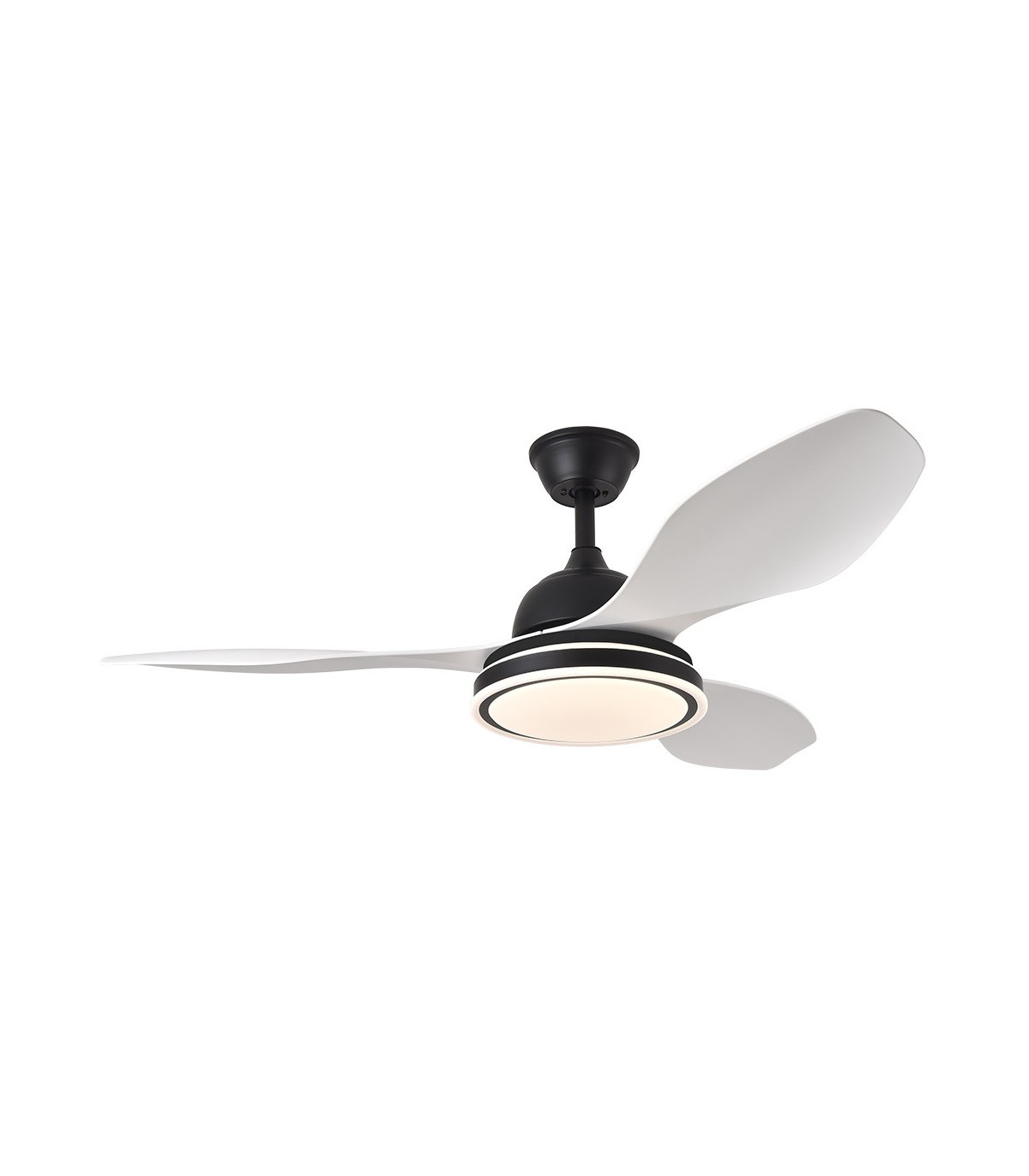 Ventilador Datoo Negro DC 48W 4080Lm 3 Aspas Blanco CCT