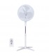 Ventilador de Pie con Mando Khela 45W 43cm Blanco