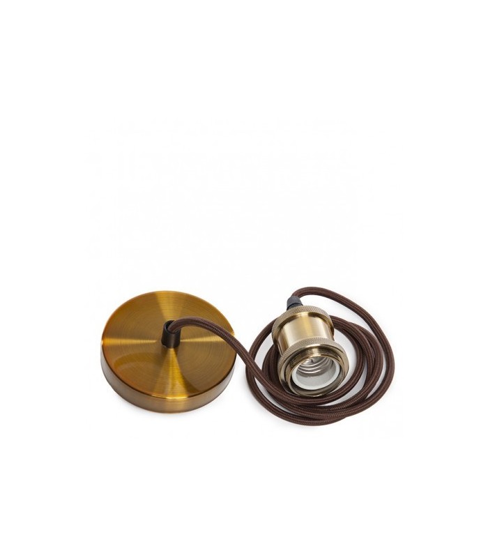Pendel E27 con Cable Marrón 1.5M 3 x 0