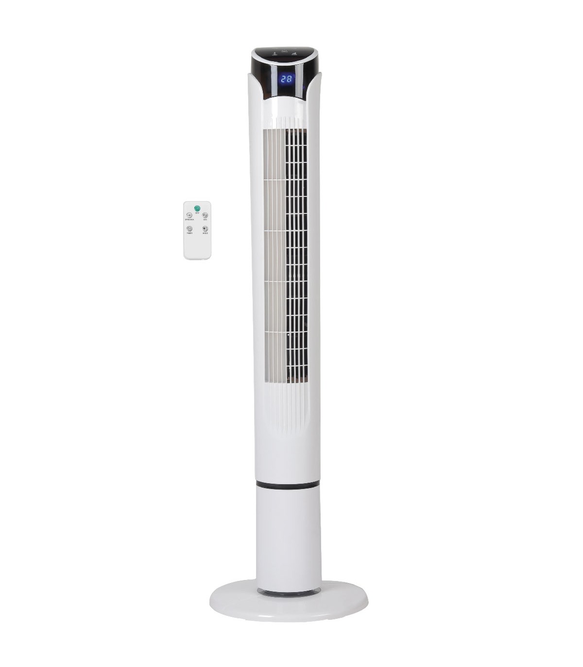Ventilador de Torre con Mando Kodima 45W Blanco
