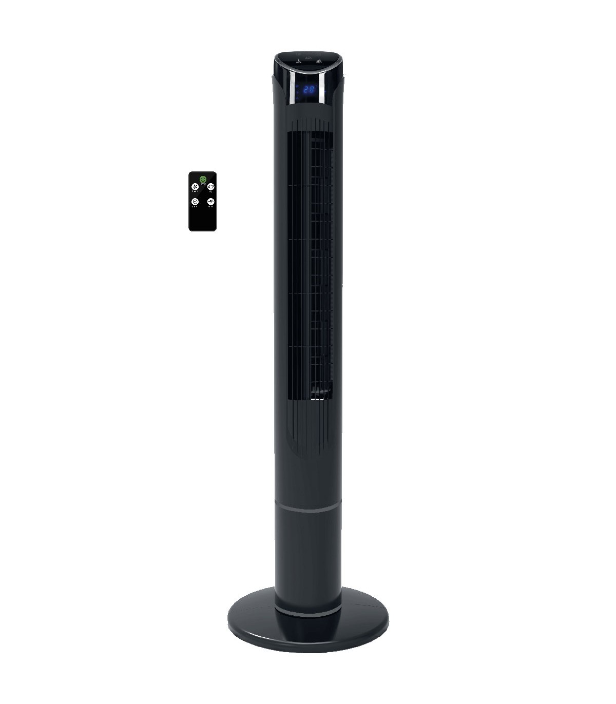 Ventilador de Torre con Mando Kodima 45W Negro