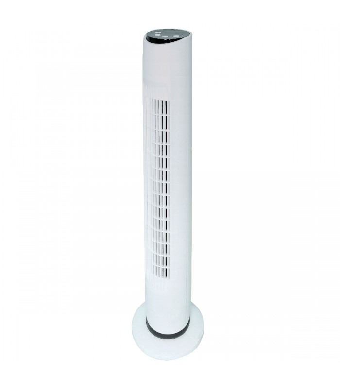 Ventilador de Torre con Mando Nandi 45W Blanco